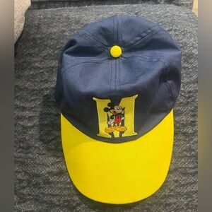 Mickey Mouse Mickey Unlimited Vintage baseball hat cap blue/yellow